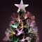 4ft Fiber Optic Christmas Tree with 120 LED Lights and Metal Stand